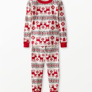 Hanna Andersson Holiday Dear Deer HannaJams Pajama Set Size 2T